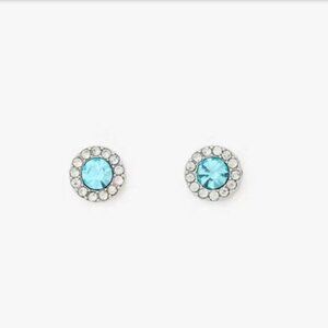 NWT - Kate Spade You're A Gem Pave Halo Pendant & Studs (Set of 2)